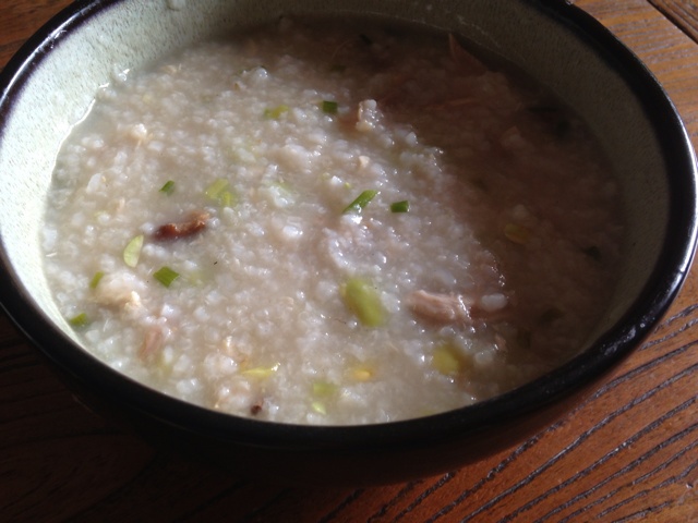 香菇鸡丝粥