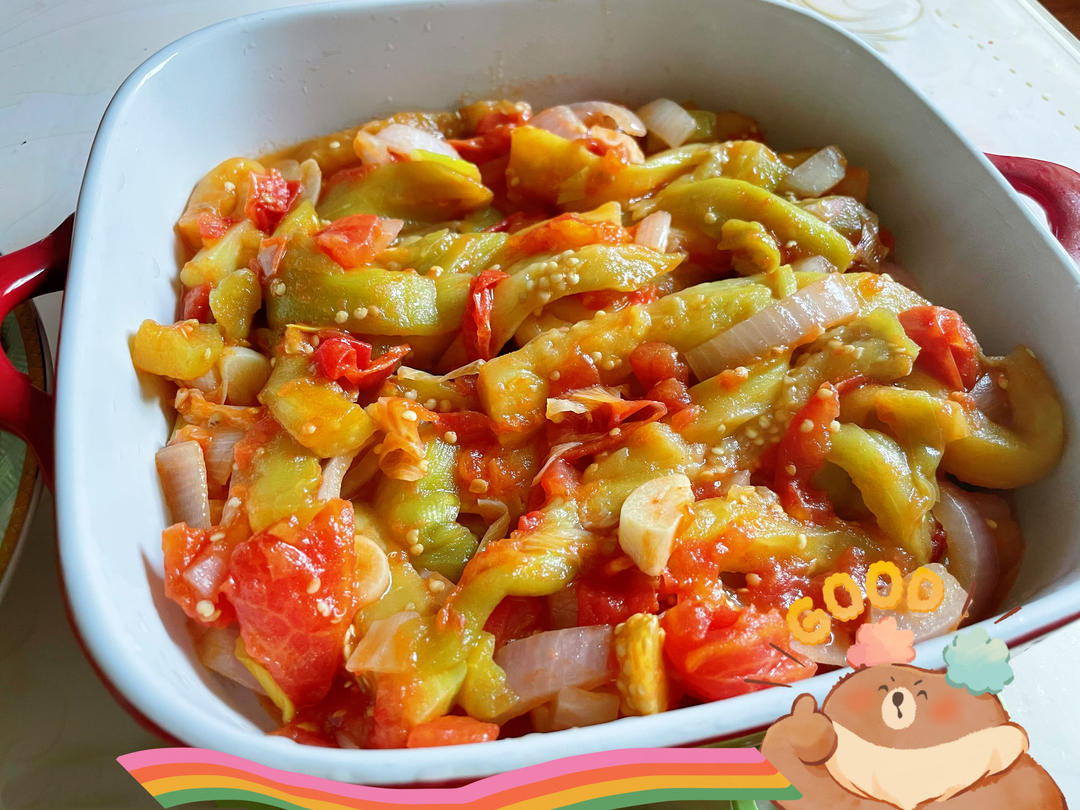 西红柿炒茄子