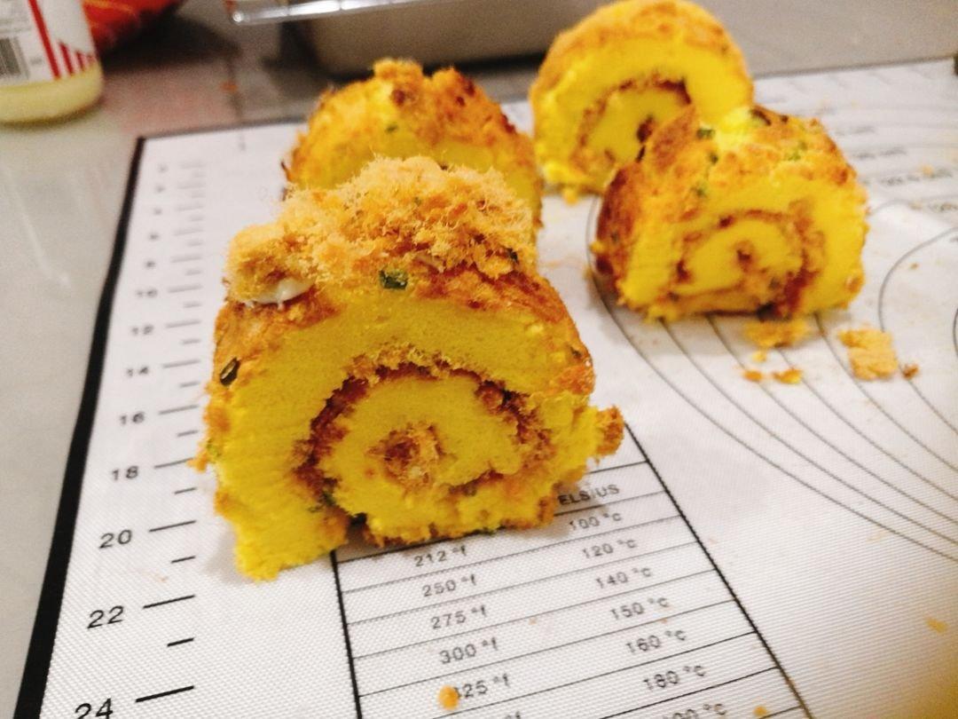 香葱肉松肥蛋糕卷～