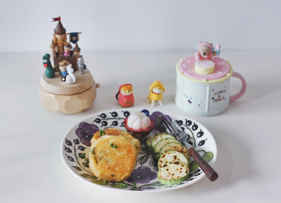 🥔土豆蘑菇泡菜“包” / 咸口土豆“蛋糕”