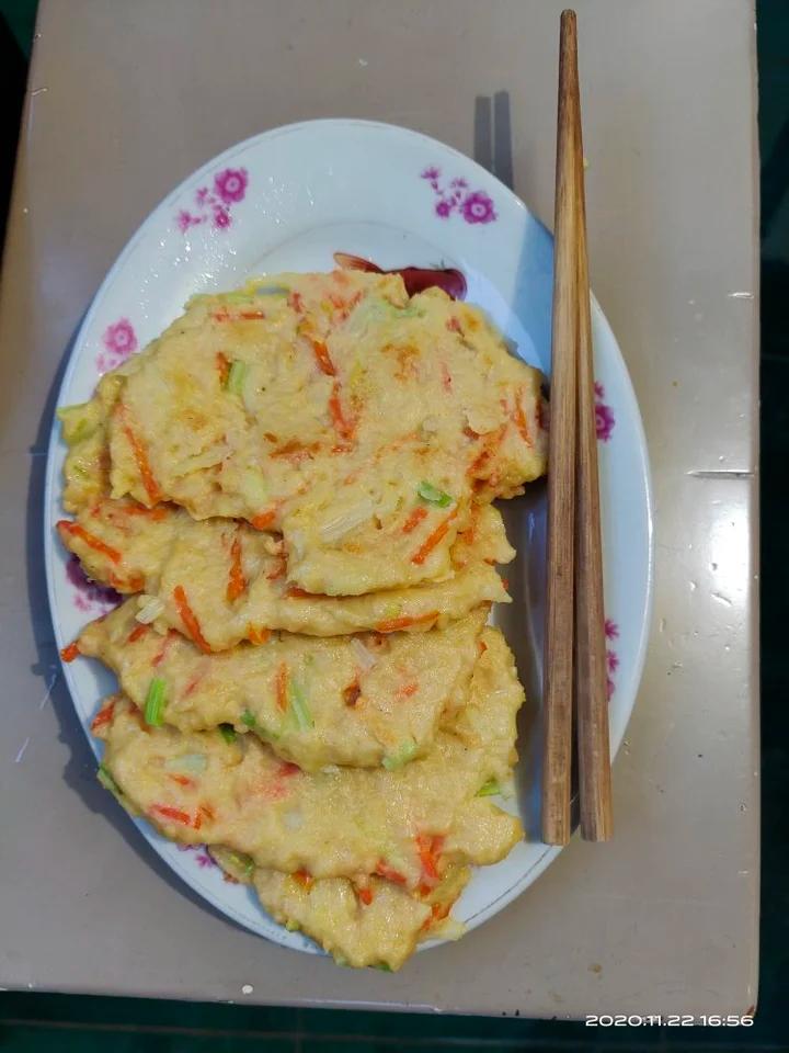 香煎豆渣饼