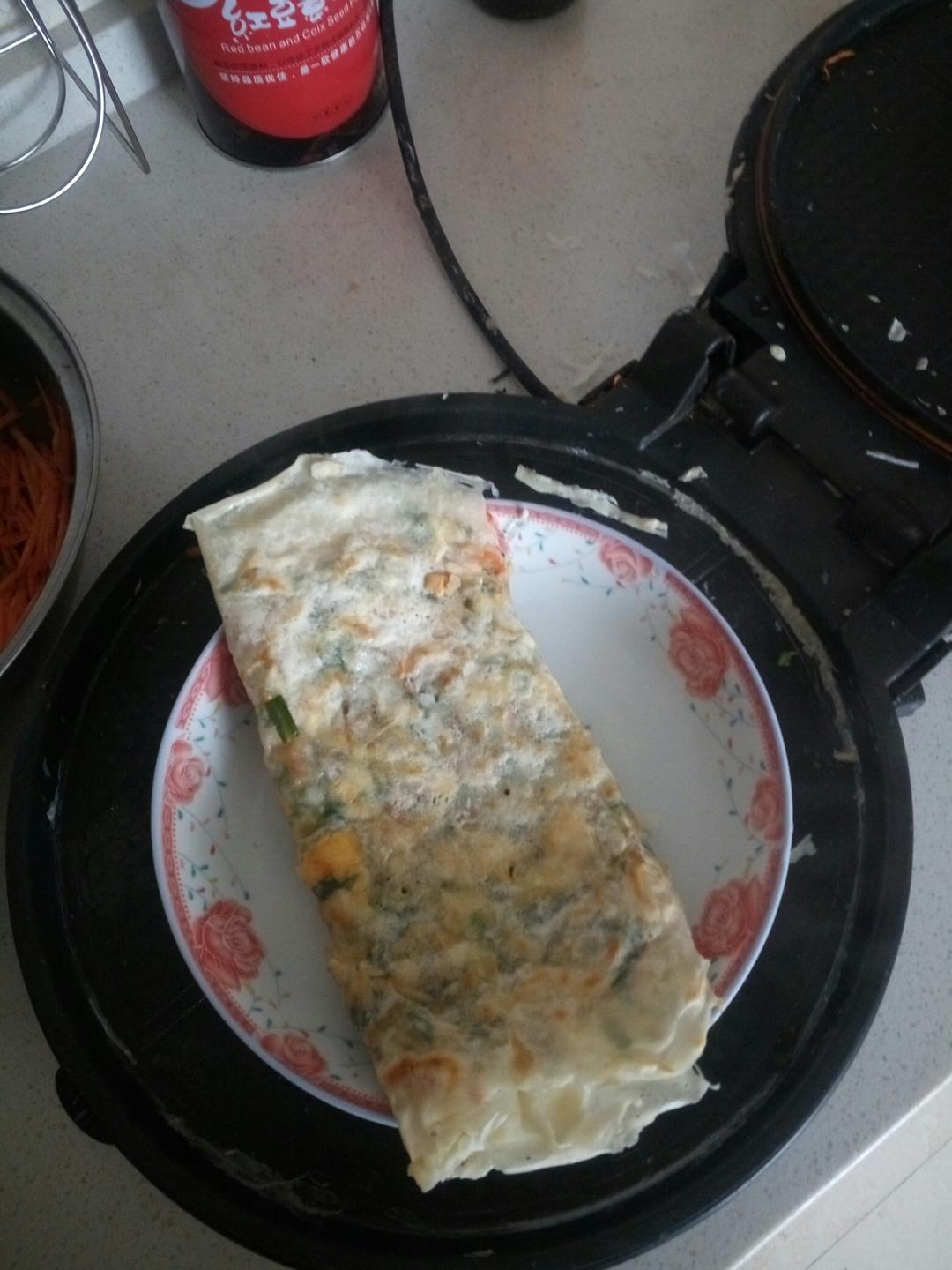 菜煎饼的做法
