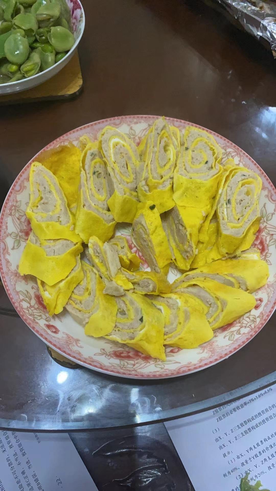 黄金肉蛋卷