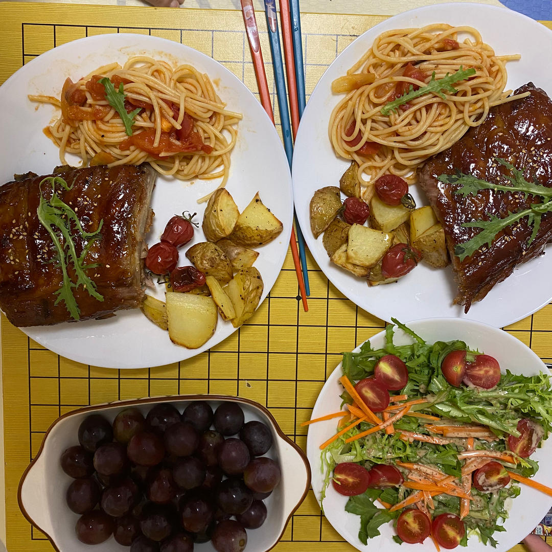 美式烤猪肋排（家庭烤箱版）