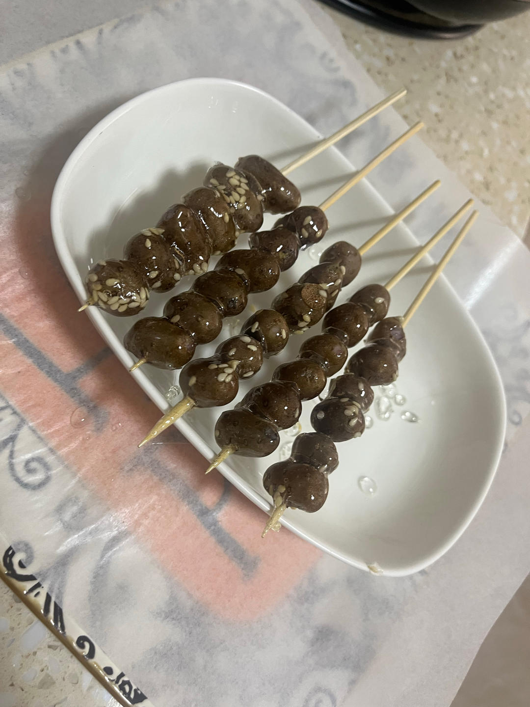 冰糖山药豆 mini冰糖葫芦