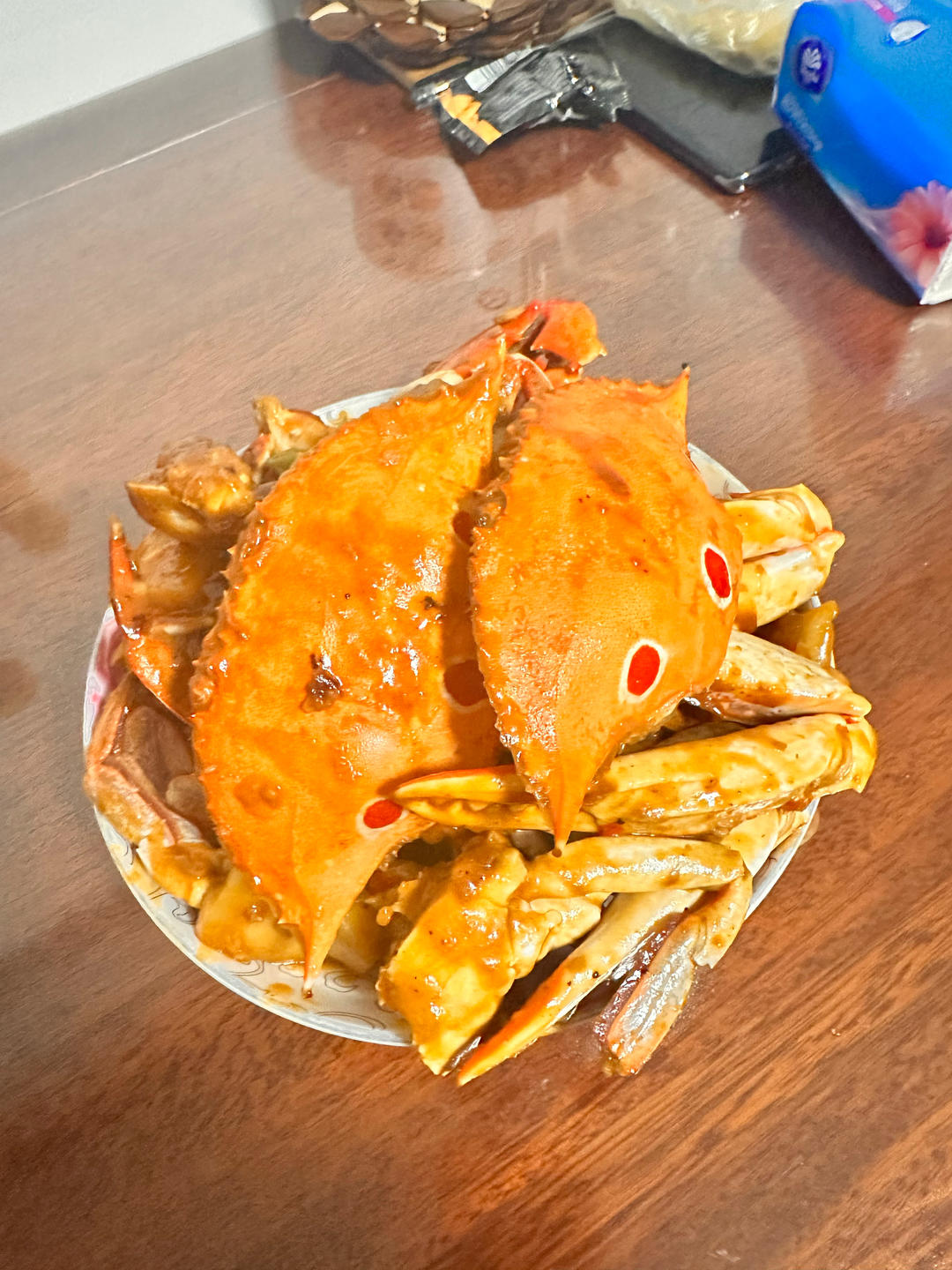 复刻餐厅388的梭子蟹炒年糕，真的简单又好吃！