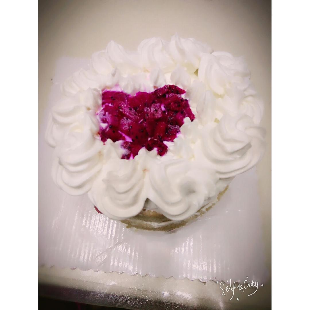 【零失败】不会裱花没关系的水果裸蛋糕 芒果裸蛋糕 完美戚风胚