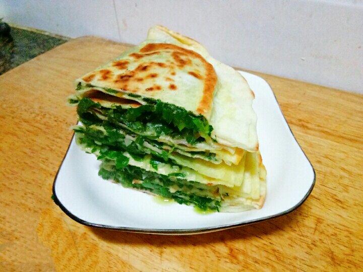 土豆韭菜饼