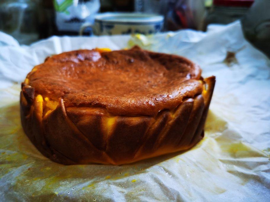 南瓜栗子巴斯克烧焦芝士蛋糕（6寸圆模）