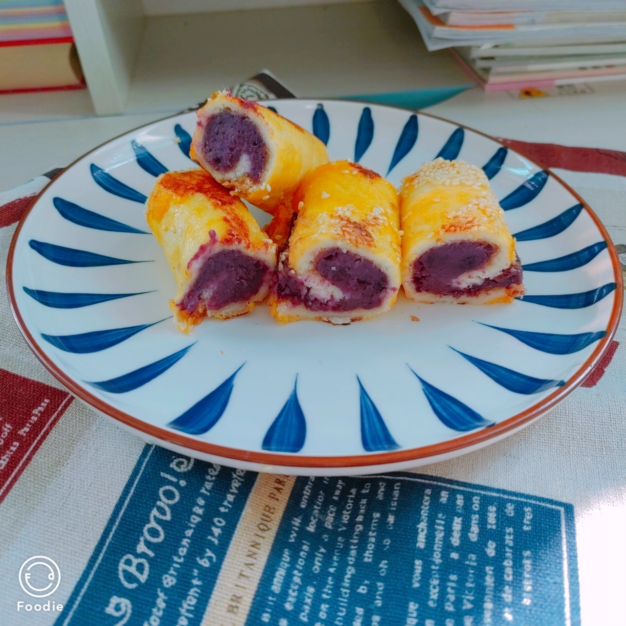 紫薯吐司卷【宝宝辅食】