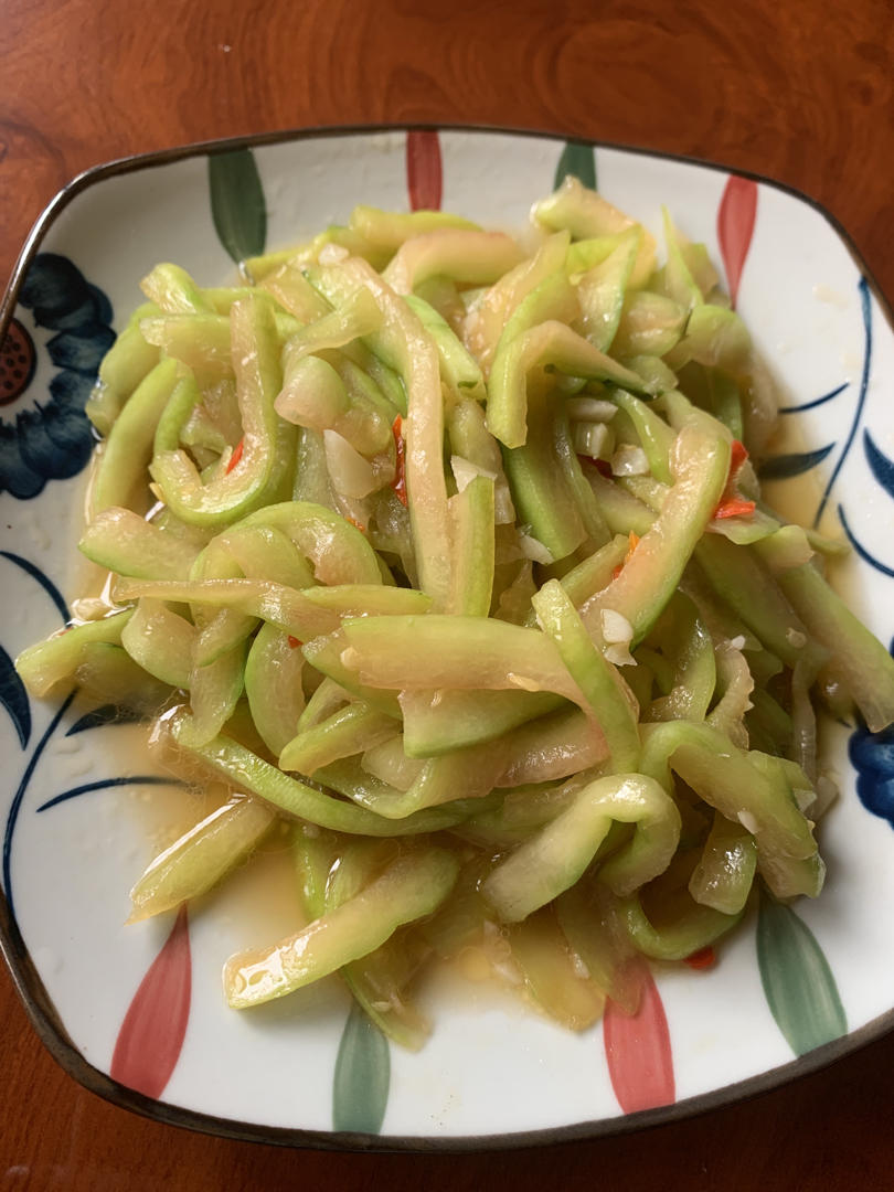 清炒西瓜皮
