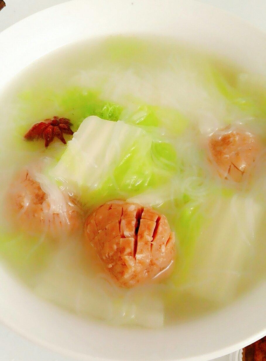 白菜粉丝汤