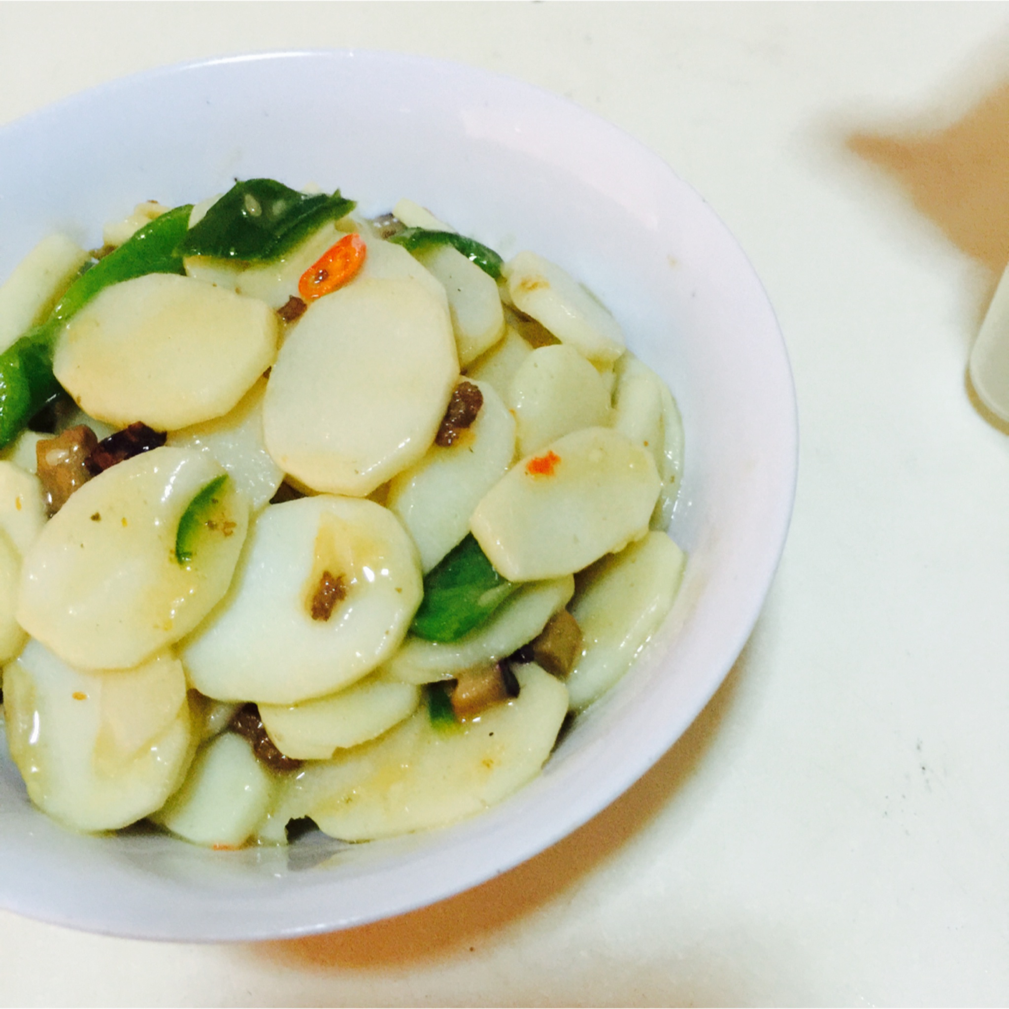 老丁的私房菜-清炒山药