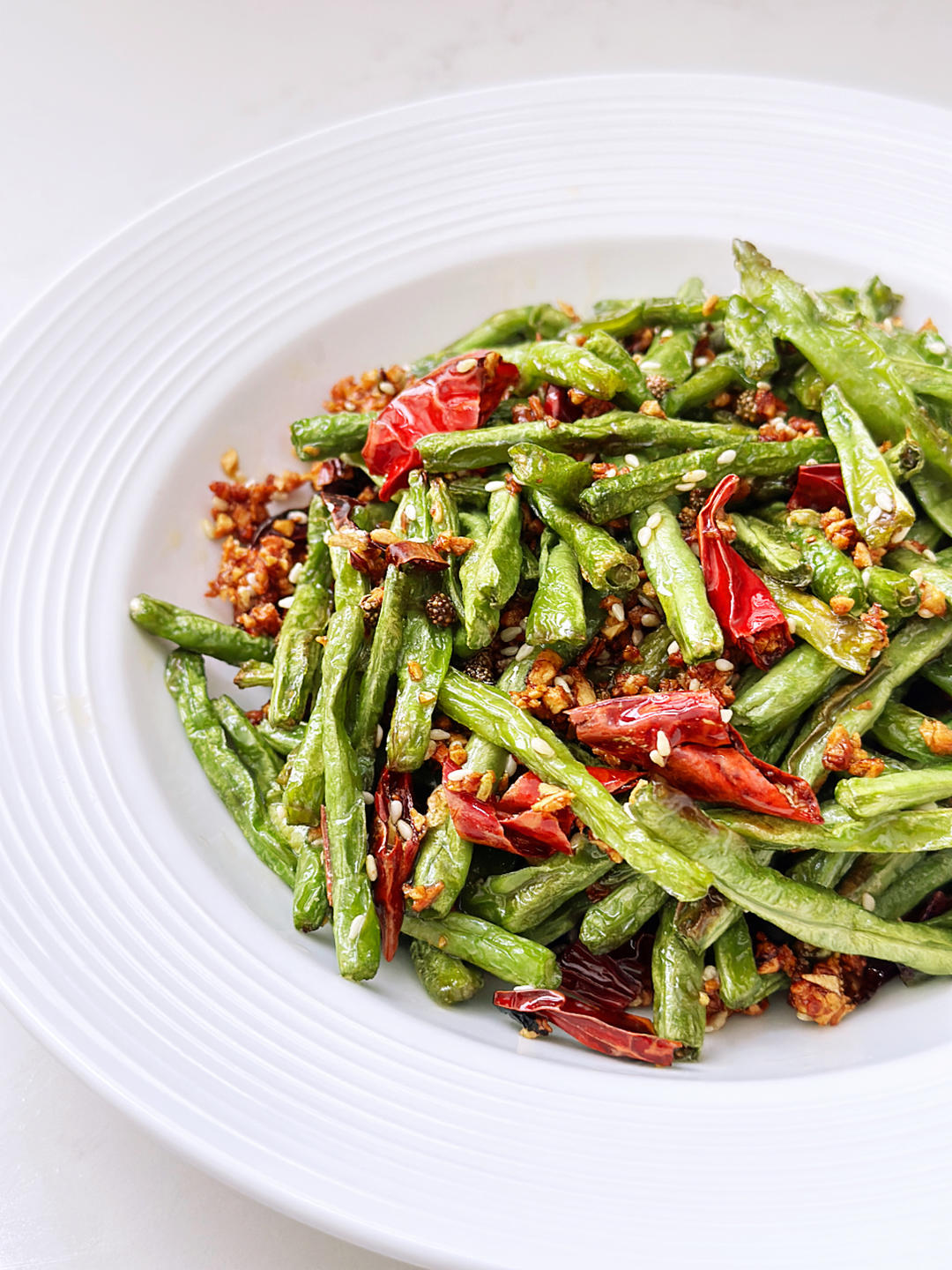 干煸豇豆的做法