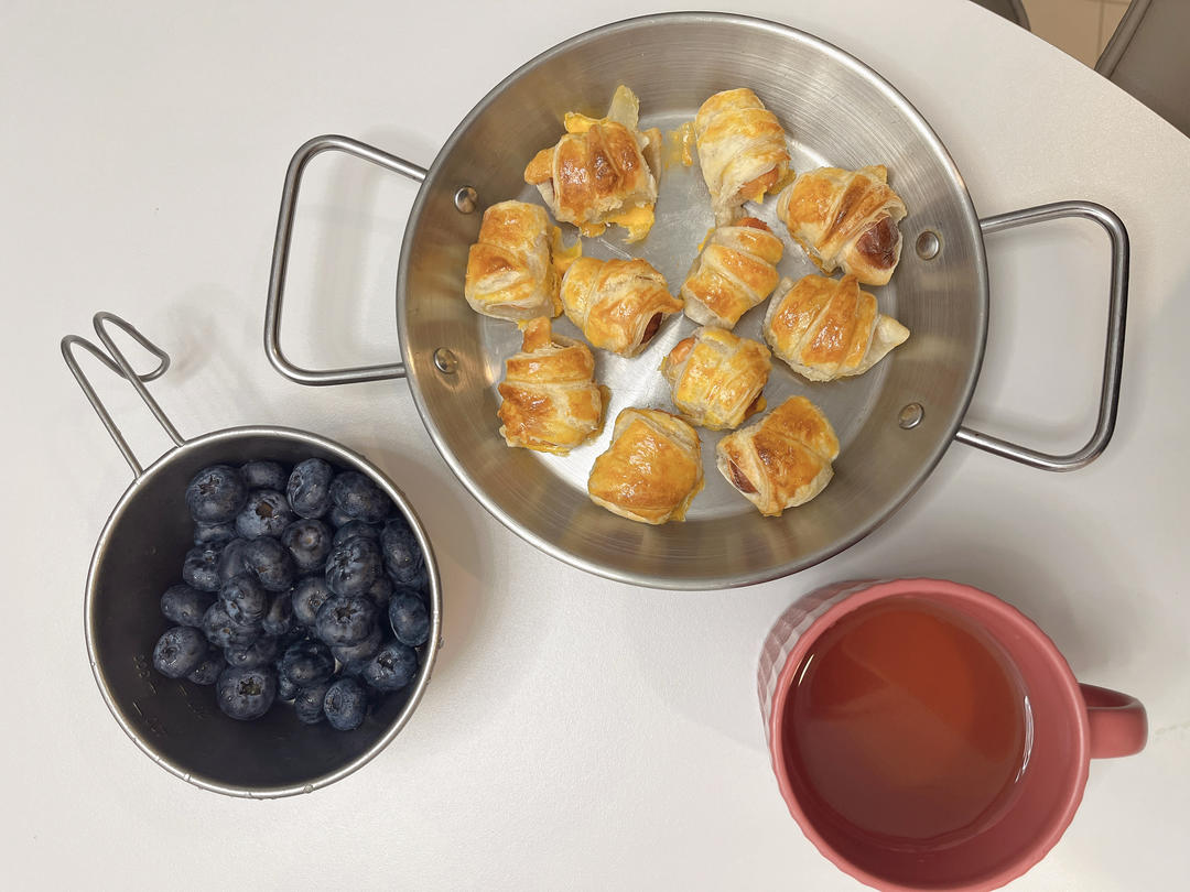 五分钟搞定双人早餐，空气炸锅yyds