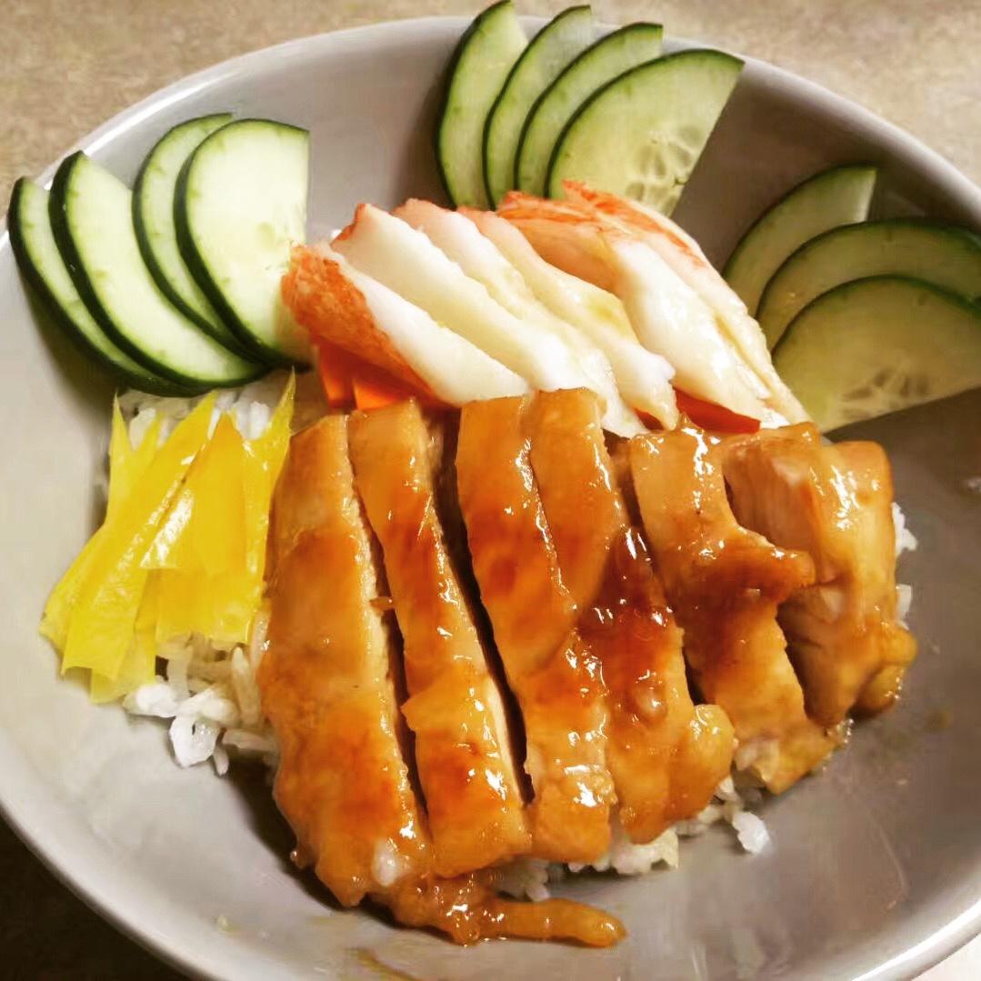 日式照烧鸡排饭