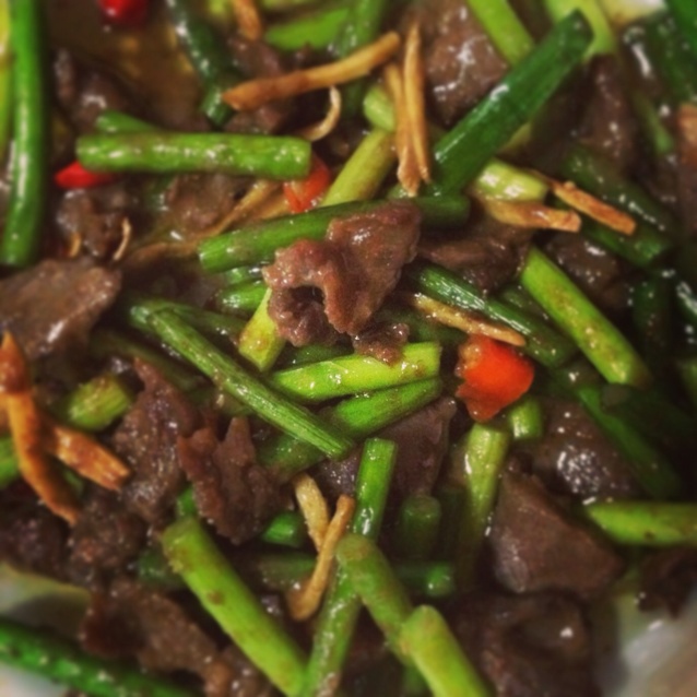 蒜薹炒肉