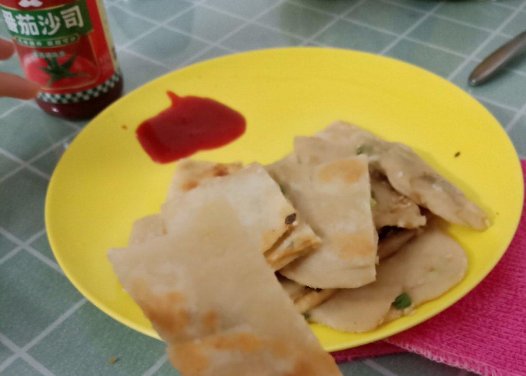 酥脆版葱油饼 看向往的生活也想吃葱油饼配香肠