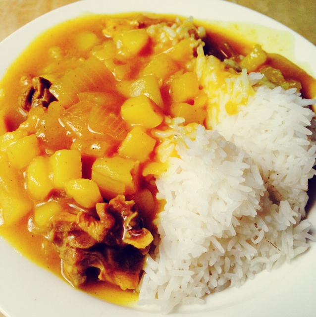 咖喱薯仔鸡翼饭