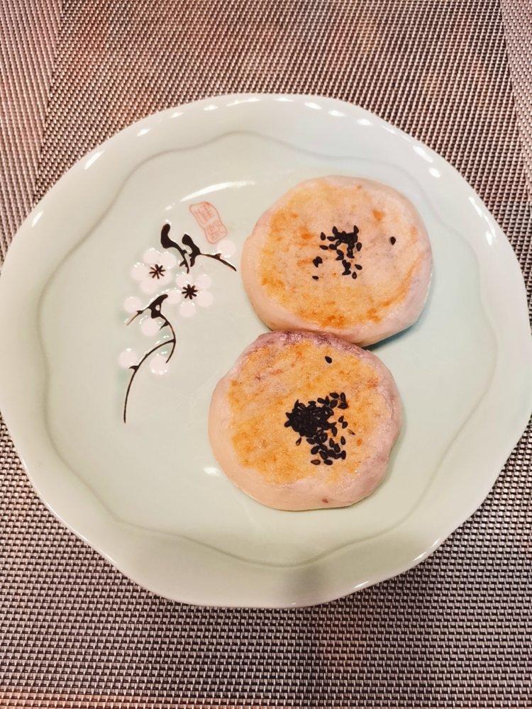 奶香紫薯饼
