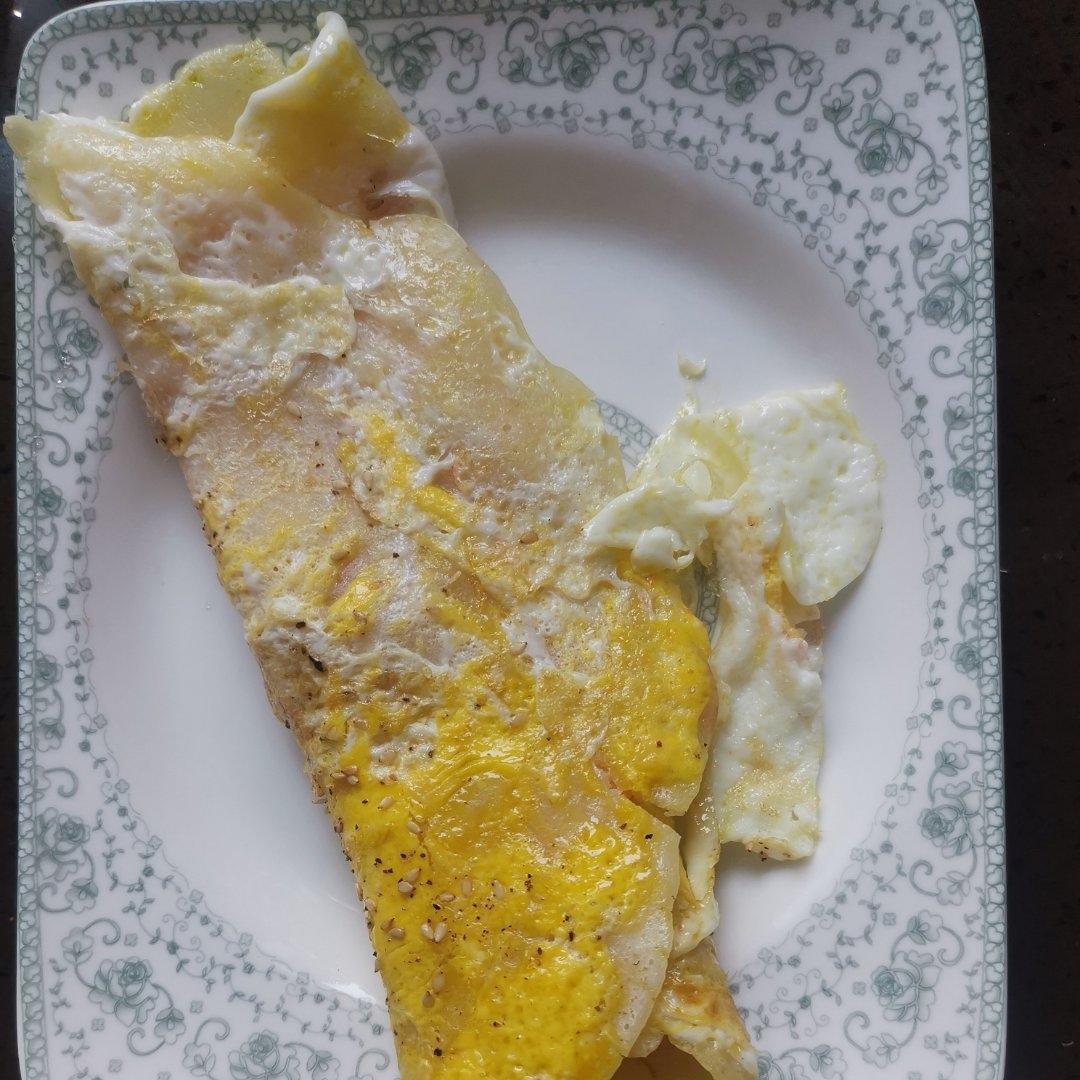 秒杀早餐摊不破皮大煎饼，步骤超详细