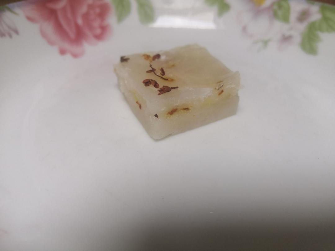 藕粉桂花糖糕（无油）