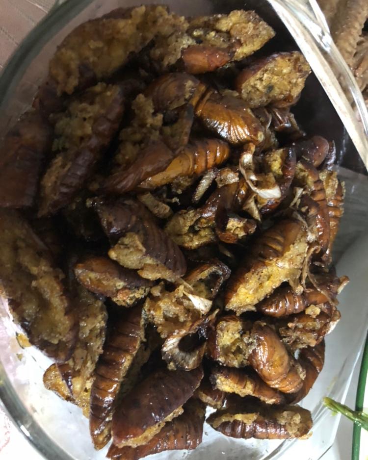 干煸蚕蛹