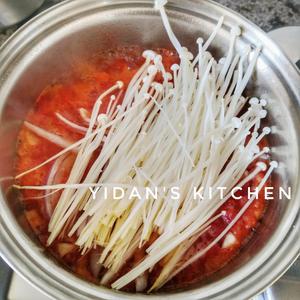 百吃不厌的番茄肥牛锅🍅皇后锅的做法 步骤4