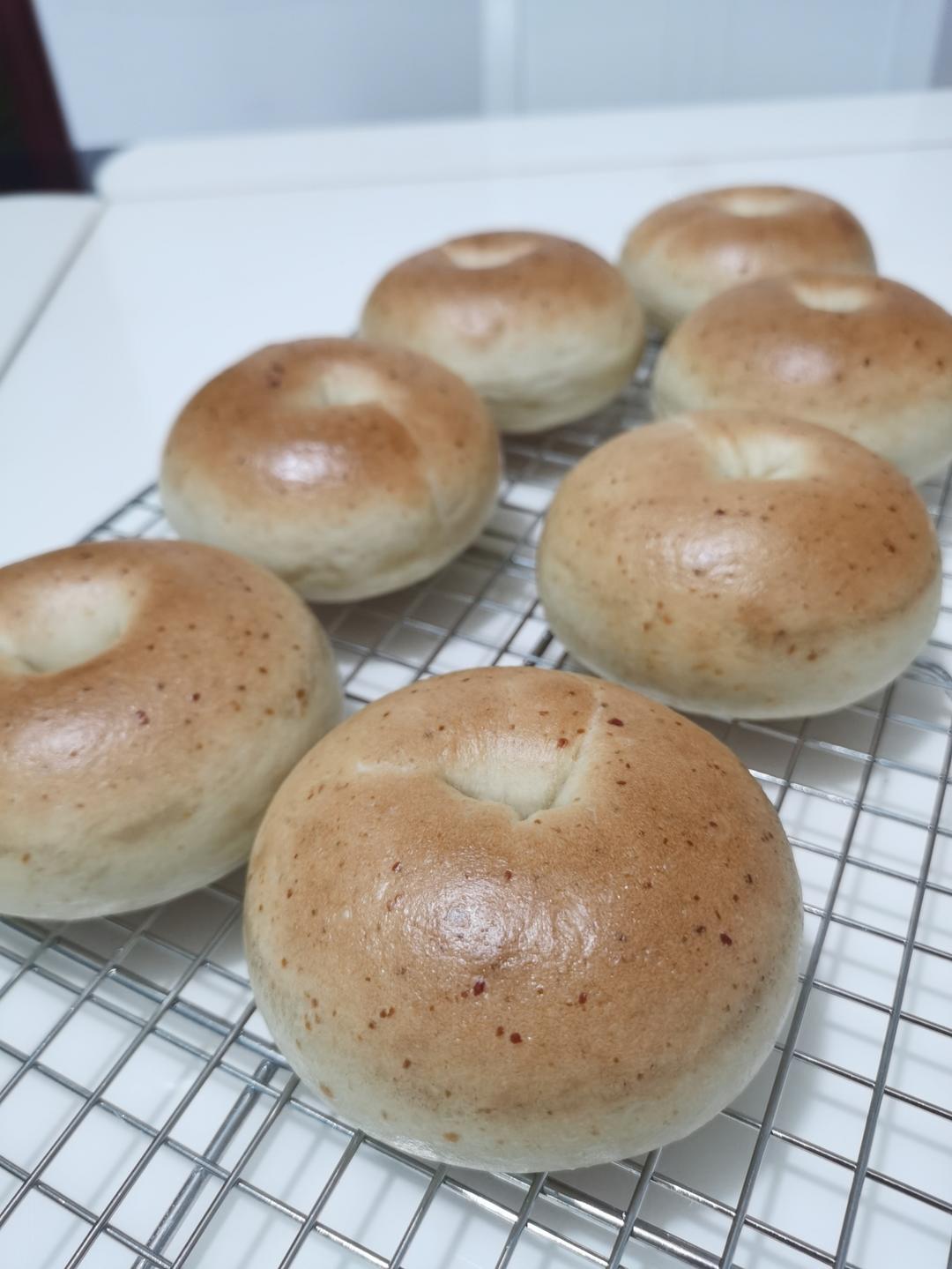 双倍芝士培根贝果