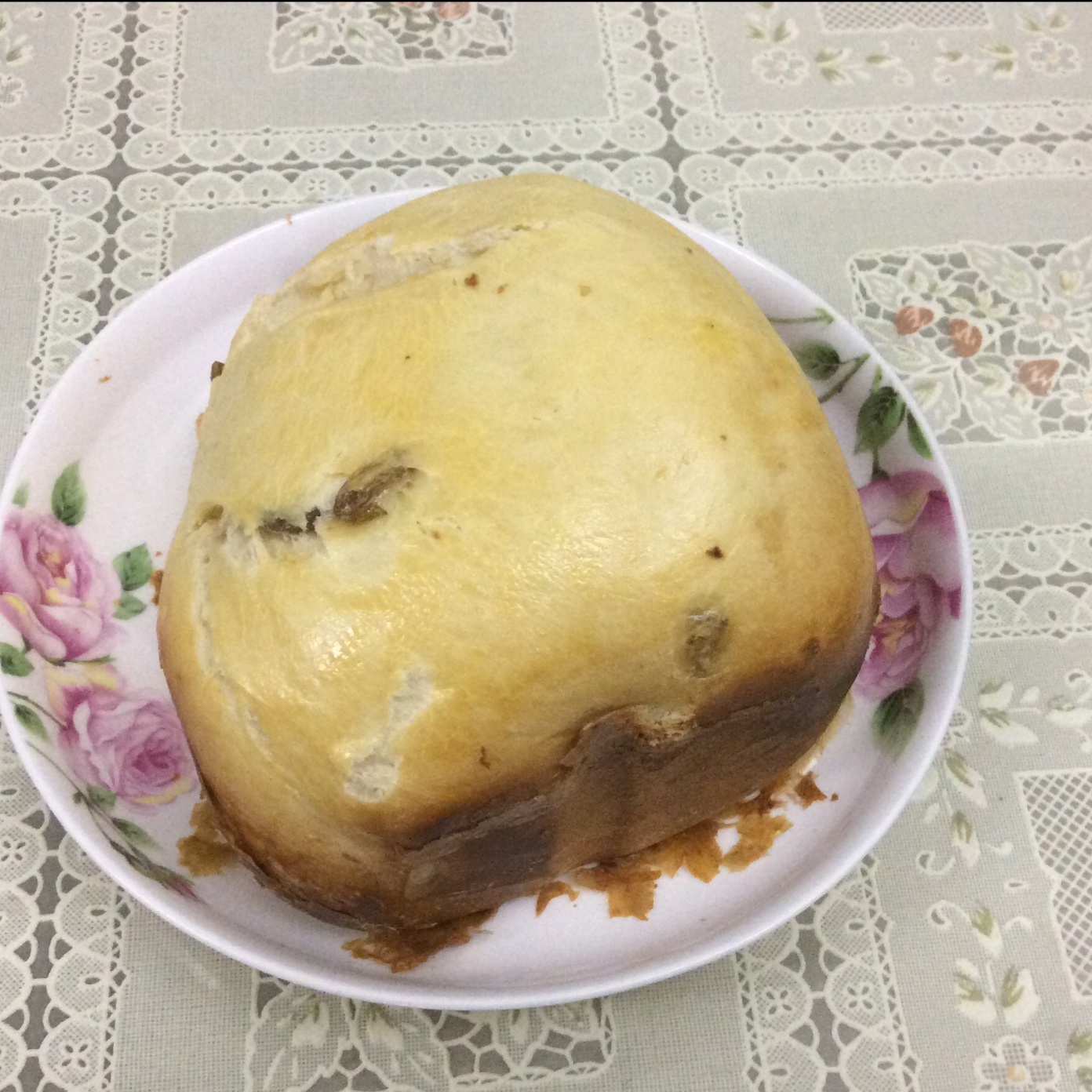 超级好吃的原味面包（面包机版）