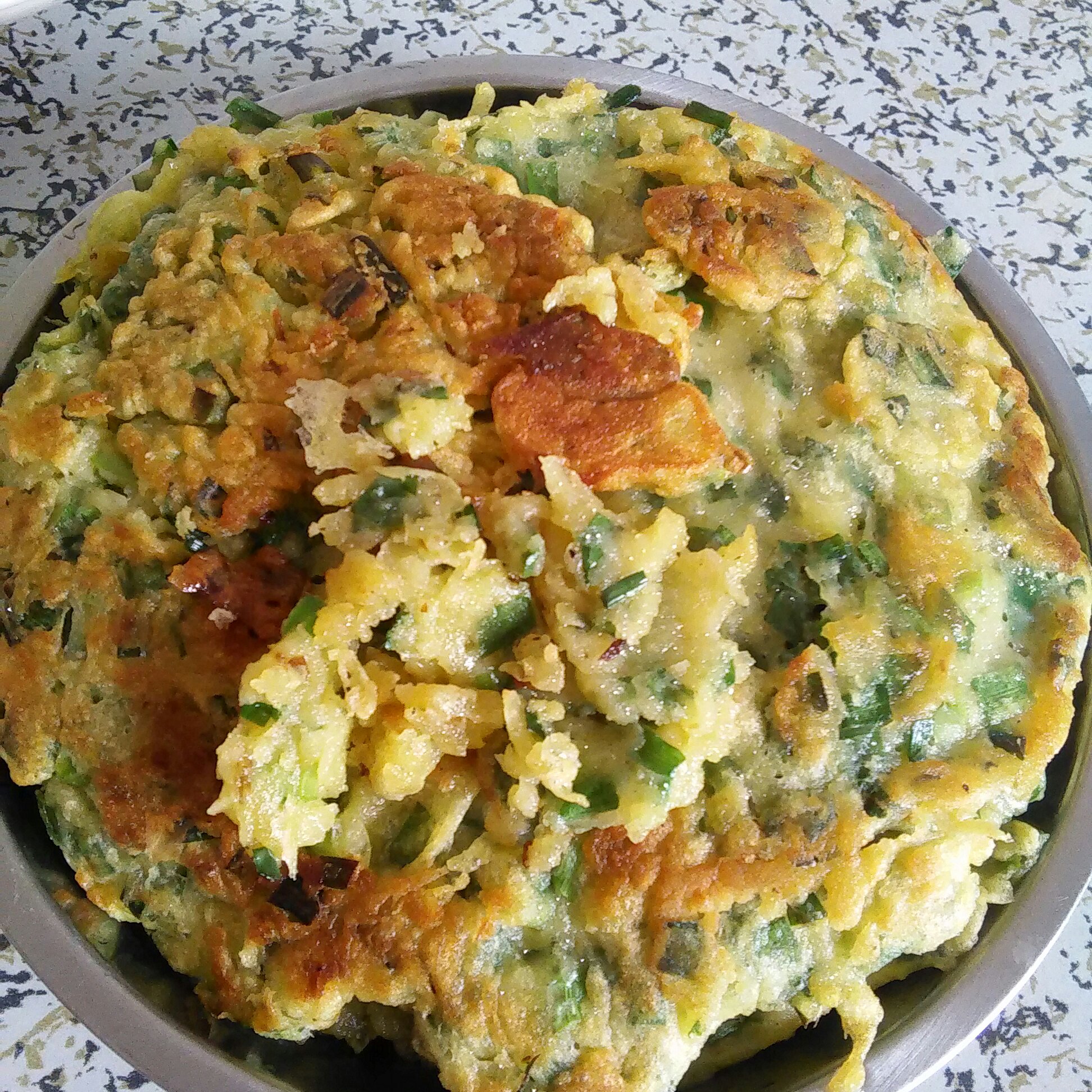 韭菜鸡蛋煎饼