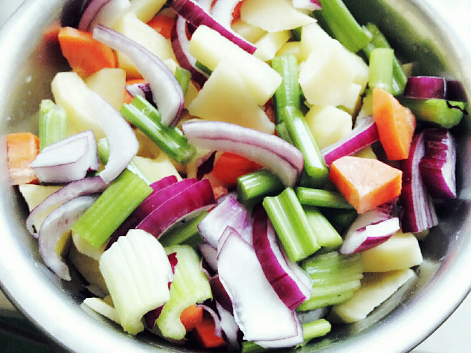 饱腹低卡又美味的蔬菜汤的做法