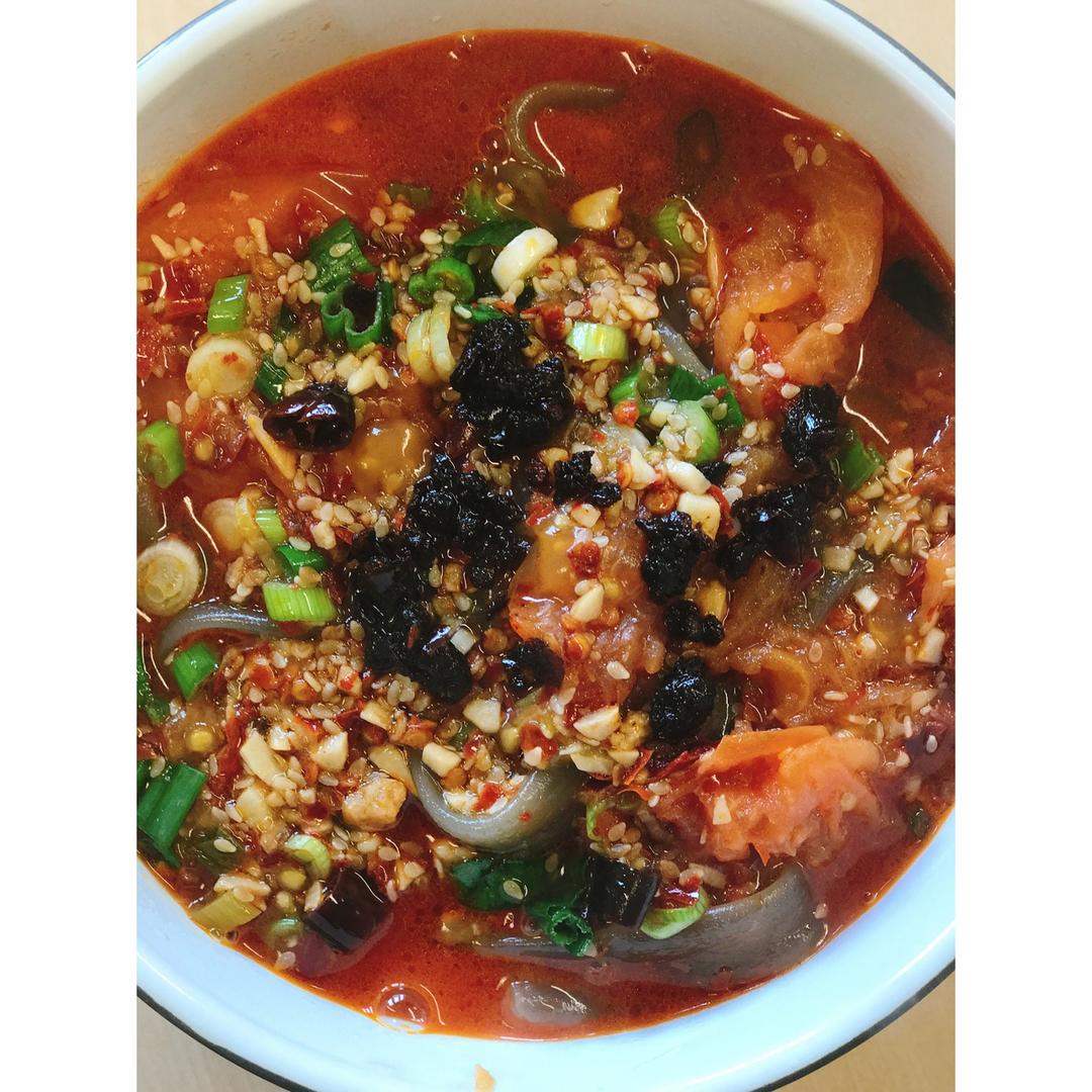 老干妈炖红薯粉