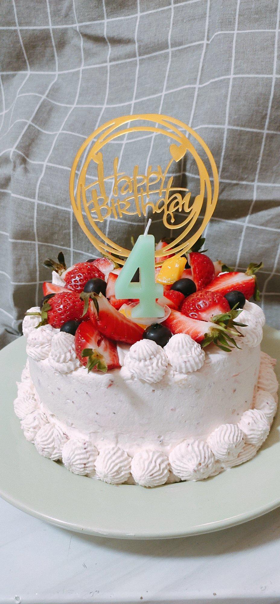 草莓蛋糕（自制草莓酱）