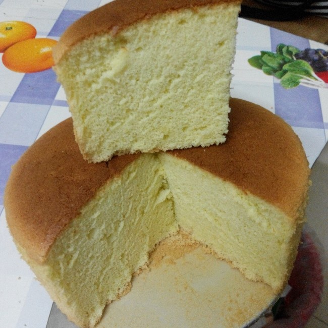 6寸戚风蛋糕（2蛋）