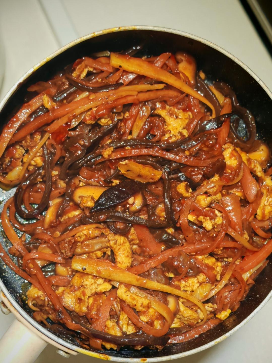 下饭菜鱼香鸡蛋