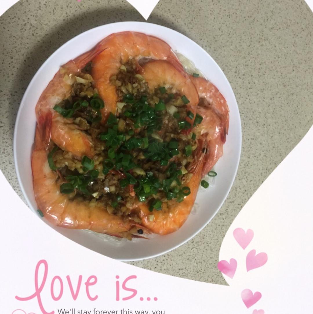 蒜蓉粉丝蒸虾