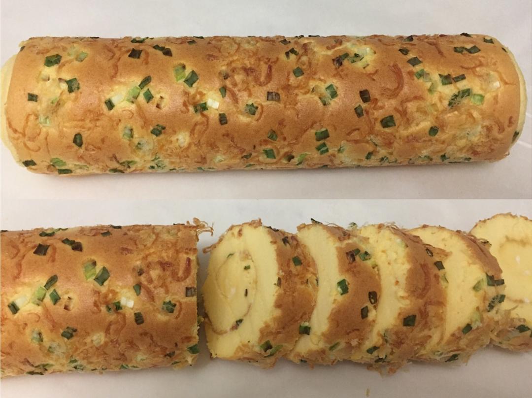 香葱肉松肥蛋糕卷～