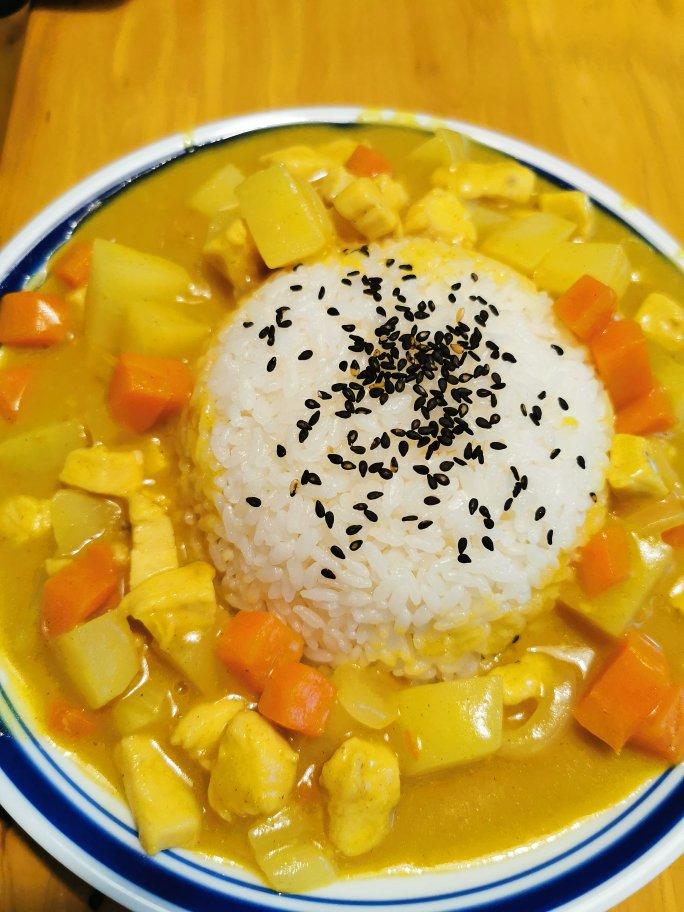 咖喱鸡饭