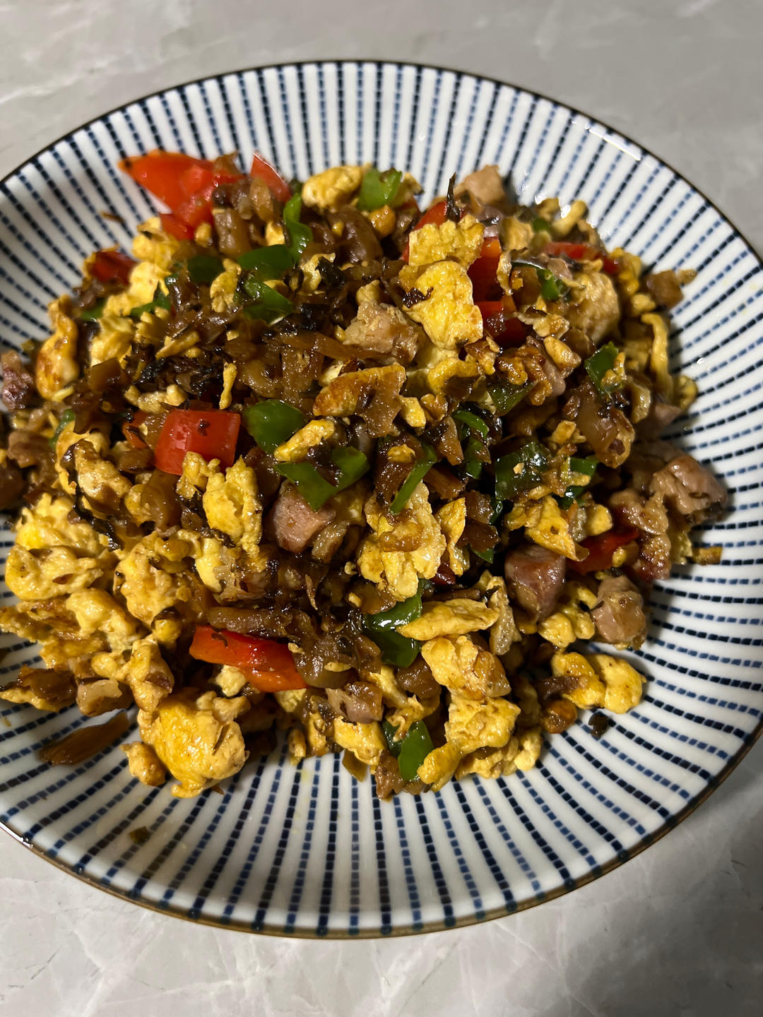 鸡蛋炒外婆菜(下饭菜)