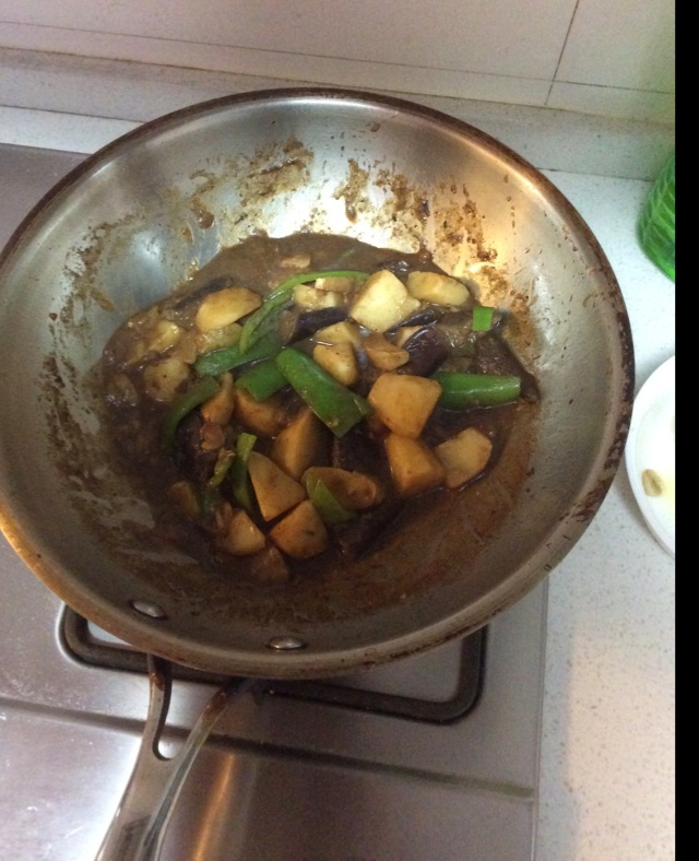 茄子炖土豆