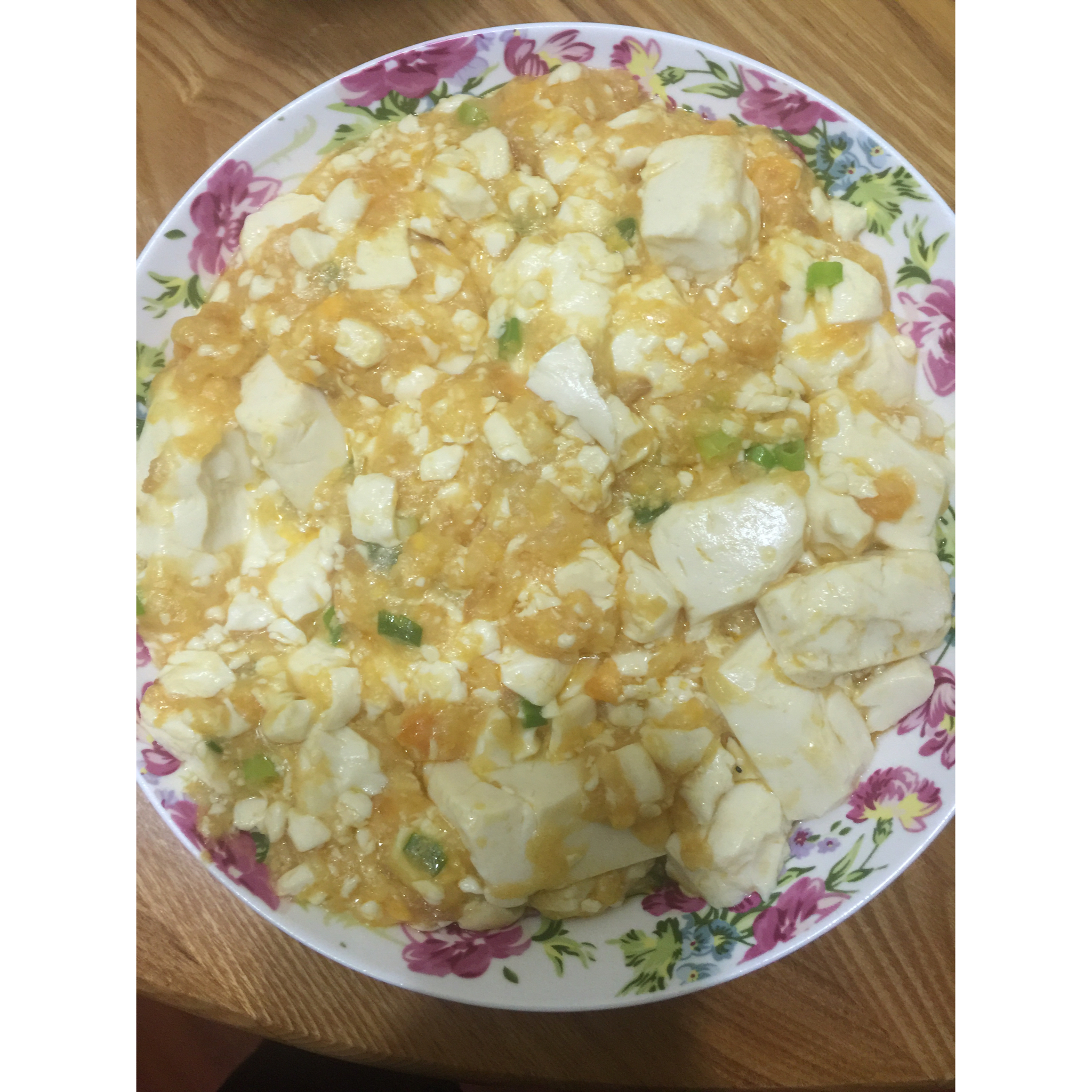 咸蛋黄豆腐