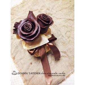 草莓夹心巧克力玫瑰花的做法 步骤14