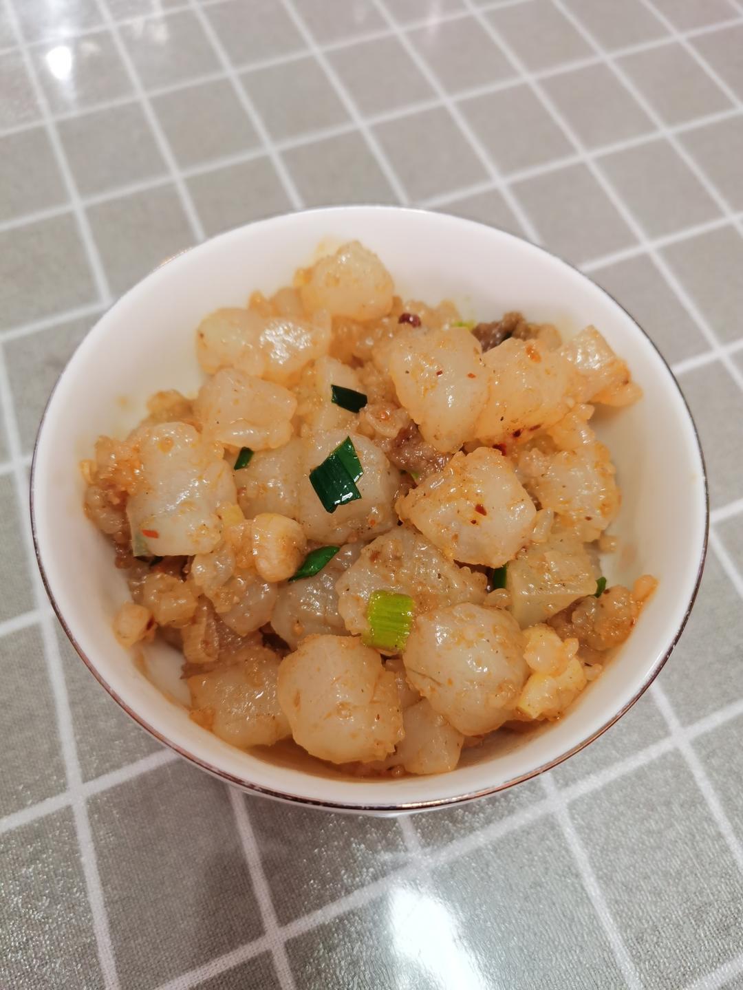 炒凉粉