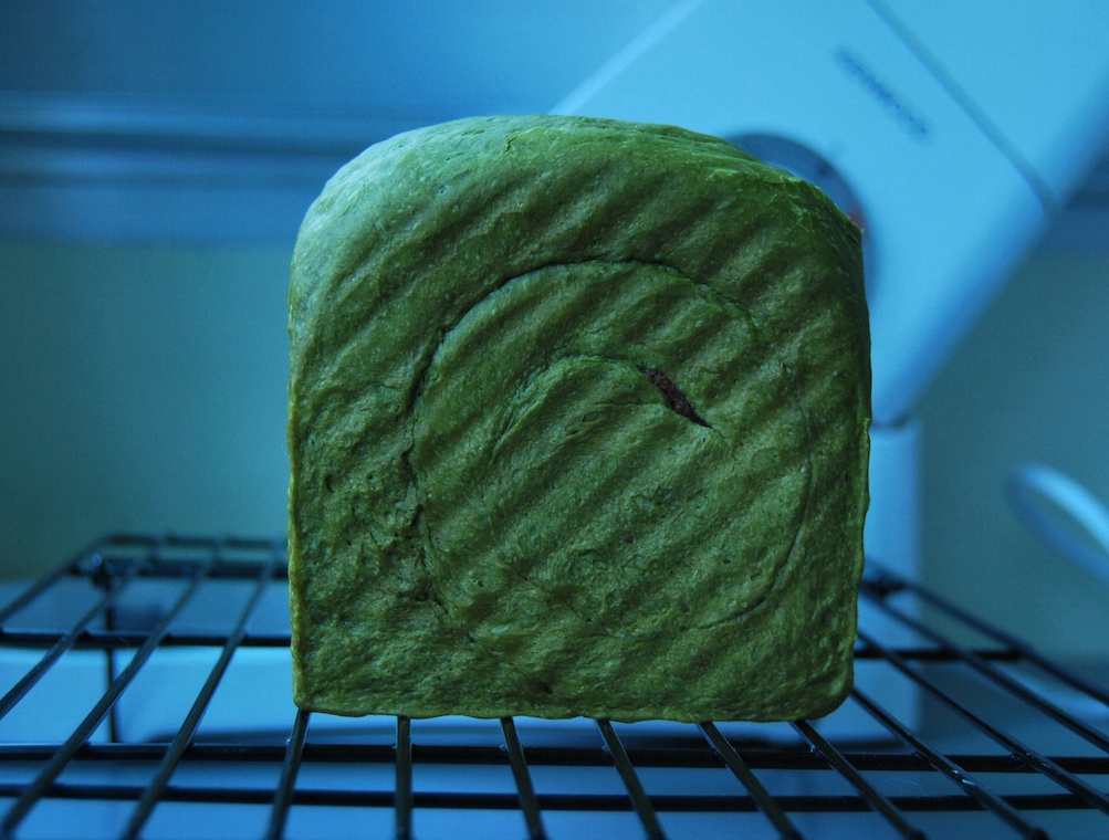 抹茶蜜豆土司