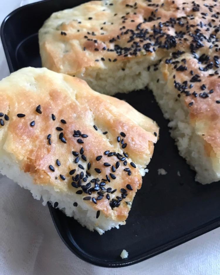 简易发面葱油饼（烤箱版）