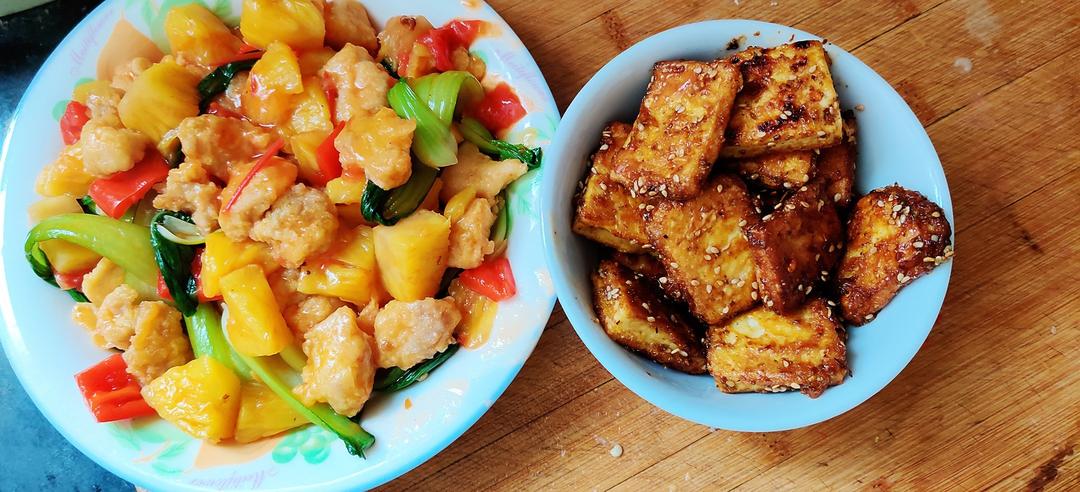 完胜路边摊：香煎孜然豆腐