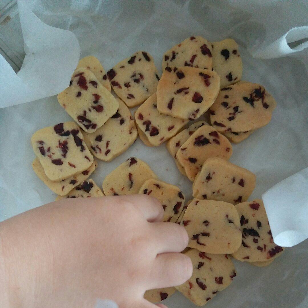 低糖少油版蔓越莓饼干