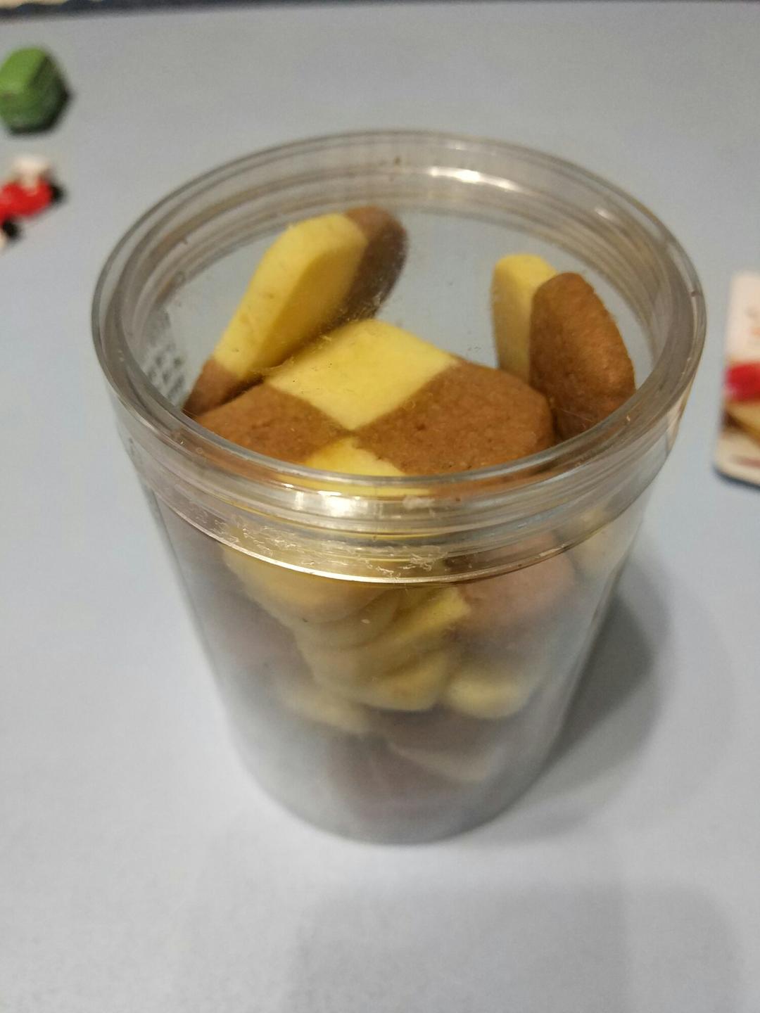巧克力棋盘饼干（马赛克）
