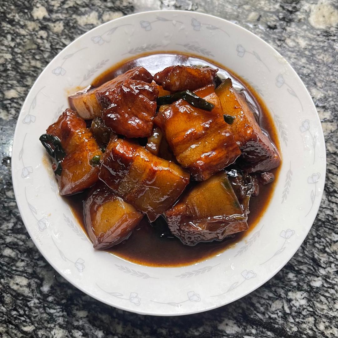 🔥小葱红烧肉的做法